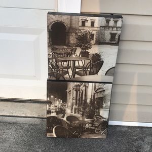 Two pictures on canvas